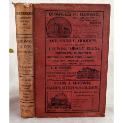 P.J. Hannifan & Co's New Commercial Railroad and County Map of Delaware and Maryland, and Gazetteer